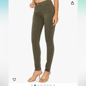 H&M Skinny, ankle length pants-Army Green-Size 30